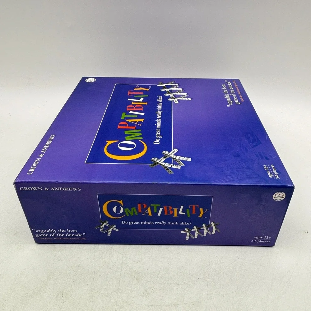 VINTAGE Compatibility COMPLETE Crown & Andrews 2003 Party Game Cards Pictures